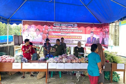 Bazar pangan murah Bengkalis