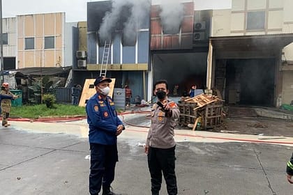 Kebakaran Gudang Pestisida Tangsel