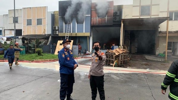 Kebakaran Gudang Pestisida Tangsel